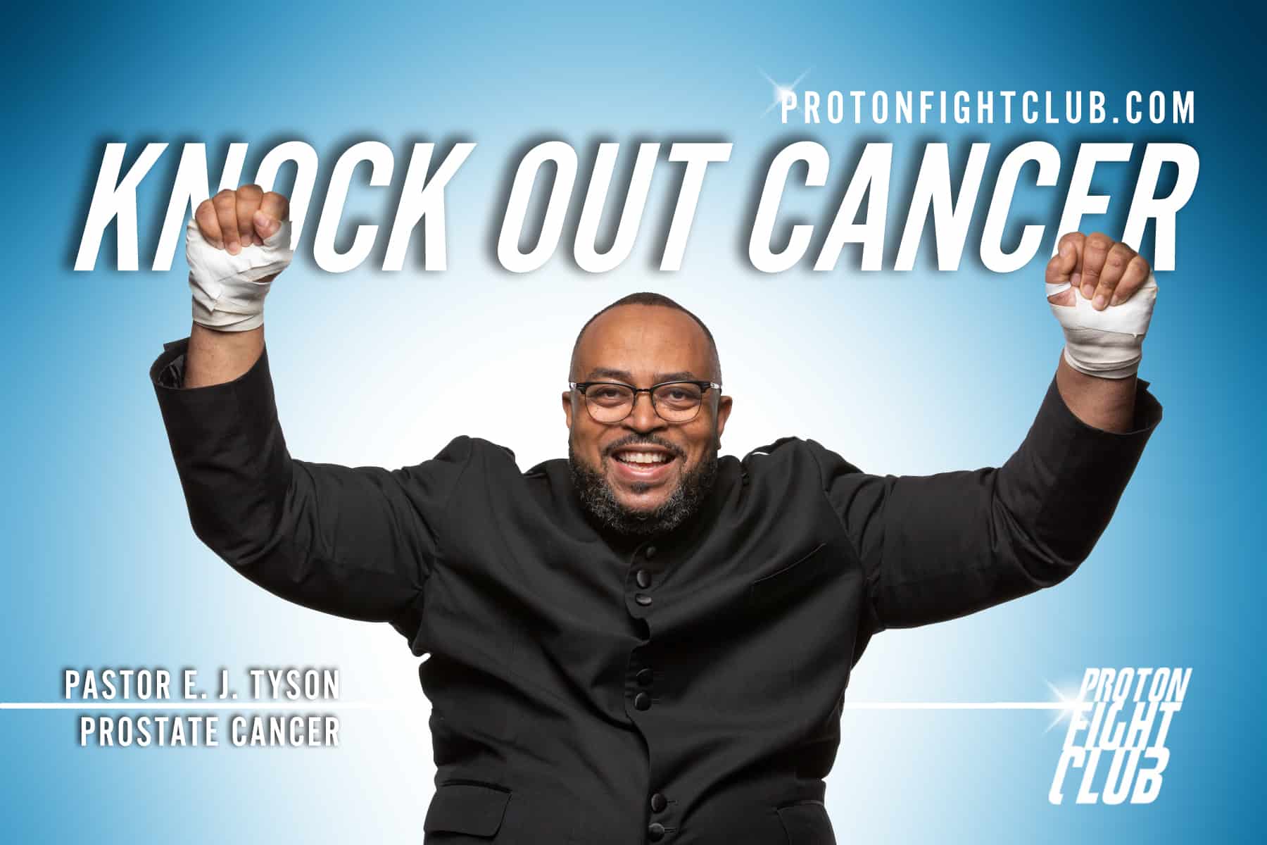 Pastor E. J. Tyson promo photo knock out cancer